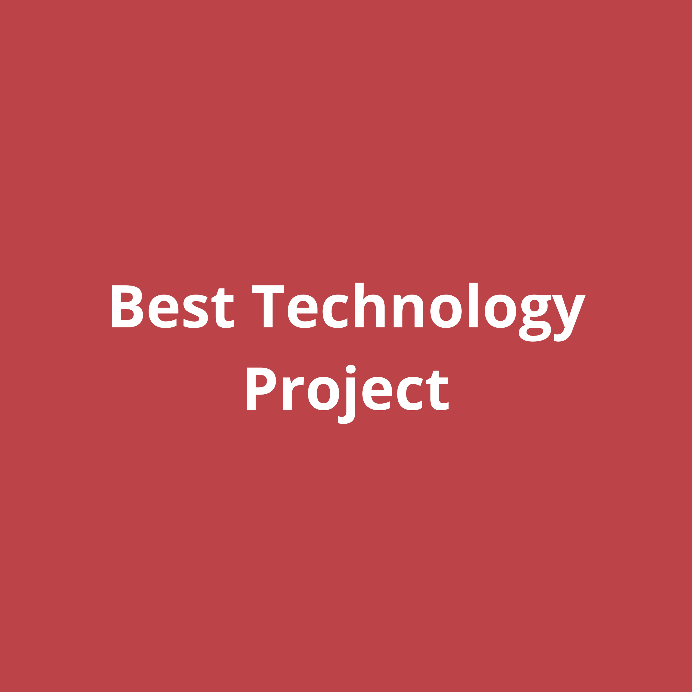 Best technology Project